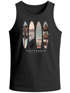 Herren Tank-Top California Surf Paradise Surfboards Grafik Foto Print Kalifornien USA Amerika Sommer Muskelshirt Neverless®preview