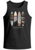 Herren Tank-Top California Surf Paradise Surfboards Grafik Foto Print Kalifornien USA Amerika Sommer Muskelshirt Neverless®preview