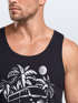 Herren Tank-Top California Surf Retro Bus Abenteuer Urlaub Palmen Neverless®preview