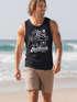 Herren Tank-Top California Surf Retro Bus Abenteuer Urlaub Palmen Neverless®preview