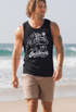 Herren Tank-Top California Surf Retro Bus Abenteuer Urlaub Palmen Neverless®preview