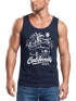 Herren Tank-Top California Surf Retro Bus Abenteuer Urlaub Palmen Neverless®preview