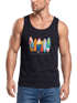 Herren Tank-Top California Surfboards Surfing Motiv Brustprint Aufdruck Sommer Fashion Muskelshirt Neverless®preview
