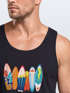 Herren Tank-Top California Surfboards Surfing Motiv Brustprint Aufdruck Sommer Fashion Muskelshirt Neverless®preview