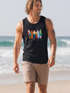 Herren Tank-Top California Surfboards Surfing Motiv Brustprint Aufdruck Sommer Fashion Muskelshirt Neverless®preview