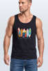 Herren Tank-Top California Surfboards Surfing Motiv Brustprint Aufdruck Sommer Fashion Muskelshirt Neverless®preview