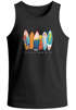 Herren Tank-Top California Surfboards Surfing Motiv Brustprint Aufdruck Sommer Fashion Muskelshirt Neverless®preview