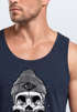 Herren Tank Top Captain Skull Beard Totenkopf Bart Kapitän Neverless®preview