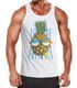 Herren Tank Top chilling Ananas Pinapple Sommer Beach Party Slim Fit Neverless®preview