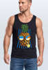 Herren Tank Top chilling Ananas Pinapple Sommer Beach Party Slim Fit Neverless®preview
