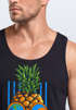 Herren Tank Top chilling Ananas Pinapple Sommer Beach Party Slim Fit Neverless®preview