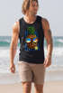 Herren Tank Top chilling Ananas Pinapple Sommer Beach Party Slim Fit Neverless®preview
