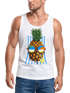 Herren Tank Top chilling Ananas Pinapple Sommer Beach Party Slim Fit Neverless®preview