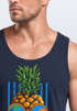 Herren Tank Top chilling Ananas Pinapple Sommer Beach Party Slim Fit Neverless®preview