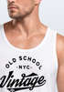 Herren Tank-Top College Style Schriftzug Oldschool Vintage Allstars Design Muskelshirt Muscle Shirt Neverless®preview