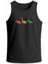 Herren Tank-Top Dinosaurier Aufdruck Polygon Tiere Geometric Print Fashion Streetstyle Muskelshirt Neverless®preview