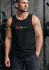 Herren Tank-Top Dinosaurier Aufdruck Polygon Tiere Geometric Print Fashion Streetstyle Muskelshirt Neverless®preview