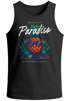 Herren Tank-Top DJ Ananas – Paradiso Print – Buntes EDM Sommer Shirt – Electronic Music Festival Design für Club, Urlaub & Streetwear Muskelshirt Neverless®preview