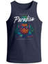 Herren Tank-Top DJ Ananas – Paradiso Print – Buntes EDM Sommer Shirt – Electronic Music Festival Design für Club, Urlaub & Streetwear Muskelshirt Neverless®preview