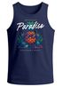 Herren Tank-Top DJ Ananas – Paradiso Print – Buntes EDM Sommer Shirt – Electronic Music Festival Design für Club, Urlaub & Streetwear Muskelshirt Neverless®preview