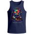 Herren Tank-Top DJ Katze Musik Print Festival EDM Shirt mit Katzenmotiv am DJ-Pult Muskelshirt Streetwear Sommer Neverless®preview