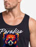 Herren Tank-Top DJ Panda EDM Grafikshirt | electronic Music Print für Festival Club Streetwear Muskelshirt Neverless®preview