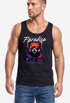 Herren Tank-Top DJ Panda EDM Grafikshirt | electronic Music Print für Festival Club Streetwear Muskelshirt Neverless®preview