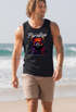 Herren Tank-Top DJ Panda EDM Grafikshirt | electronic Music Print für Festival Club Streetwear Muskelshirt Neverless®preview