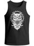 Herren Tank Top Eule Owl Shirt Eulenmotiv Slim Fit Muskelshirt Neverless®preview