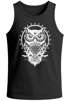 Herren Tank Top Eule Owl Shirt Eulenmotiv Slim Fit Muskelshirt Neverless®preview