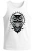 Herren Tank Top Eule Owl Shirt Eulenmotiv Slim Fit Muskelshirt Neverless®preview