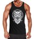 Herren Tank Top Eule Owl Shirt Eulenmotiv Slim Fit Muskelshirt Neverless®preview