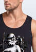 Herren Tank-Top Fantasy Sternenkrieger Blockbuster Parodie Printshirt StreetstyleMuskelshirt Muscle Shirt Neverless®preview