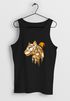 Herren Tank-Top Fashion Polygon Print Luchs Wald Tiere Outdoor Motiv Aufdruck Streetstyle Muskelshirt Neverless®preview