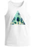 Herren Tank Top Foto Print Ananas Palmen Galaxy Sommer Tropical Neverless®preview