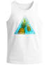 Herren Tank Top Foto Print Ananas Palmen Galaxy Sommer Tropical Neverless®preview
