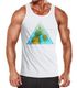 Herren Tank Top Foto Print Ananas Palmen Galaxy Sommer Tropical Neverless®preview