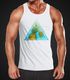 Herren Tank Top Foto Print Ananas Palmen Galaxy Sommer Tropical Neverless®preview