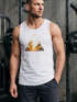 Herren Tank Top Foto Print Ananas Palmen Galaxy Sommer Tropical Neverless®preview