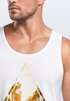 Herren Tank Top Foto Print Ananas Palmen Galaxy Sommer Tropical Neverless®preview