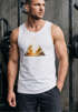 Herren Tank Top Foto Print Ananas Palmen Galaxy Sommer Tropical Neverless®preview