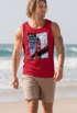 Herren Tank-Top Foto Print San Francisco Golden Gate Bridge Sommer USA Amerika Muskelshirt Muscle Shirt Neverless®preview