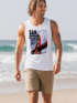 Herren Tank-Top Foto Print San Francisco Golden Gate Bridge Sommer USA Amerika Muskelshirt Muscle Shirt Neverless®preview