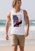 Herren Tank-Top Foto Print San Francisco Golden Gate Bridge Sommer USA Amerika Muskelshirt Muscle Shirt Neverless®preview