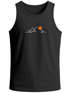 Herren Tank-Top Frontprint Line-Art Berge Wandern Natur Outdoor Fashion Sommer Muskelshirt Neverless®preview