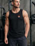 Herren Tank-Top Fuchsmotiv Brustlogo Aufdruck Tiermotiv Polygon-Style Geometrie Sommer Muskelshirt Neverless®preview