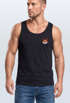 Herren Tank-Top Fuchsmotiv Brustlogo Aufdruck Tiermotiv Polygon-Style Geometrie Sommer Muskelshirt Neverless®preview