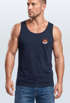Herren Tank-Top Fuchsmotiv Brustlogo Aufdruck Tiermotiv Polygon-Style Geometrie Sommer Muskelshirt Neverless®preview