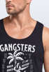 Herren Tank-Top Gangsters Paradise Printshirt T-Shirt Rapper Rap Muskelshirt Muscle Shirt Neverless®preview