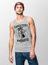 Herren Tank-Top Gangsters Paradise Printshirt T-Shirt Rapper Rap  Muskelshirt Muscle Shirt Neverless®preview